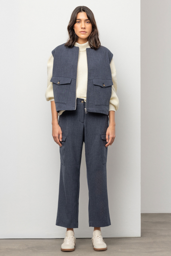 Cargohose PA:CO aus Melange-Twill