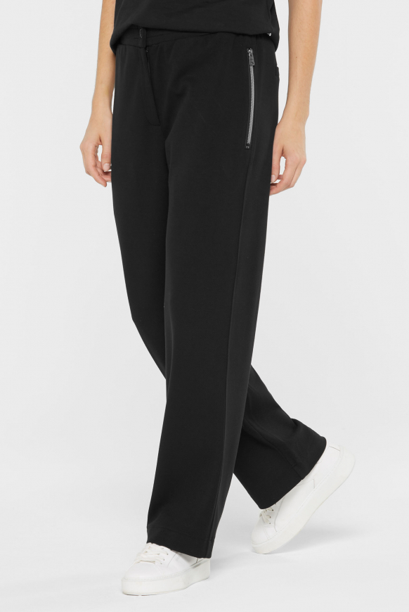Stilvolle Trackpants POR:TO aus elastischer Strukturware