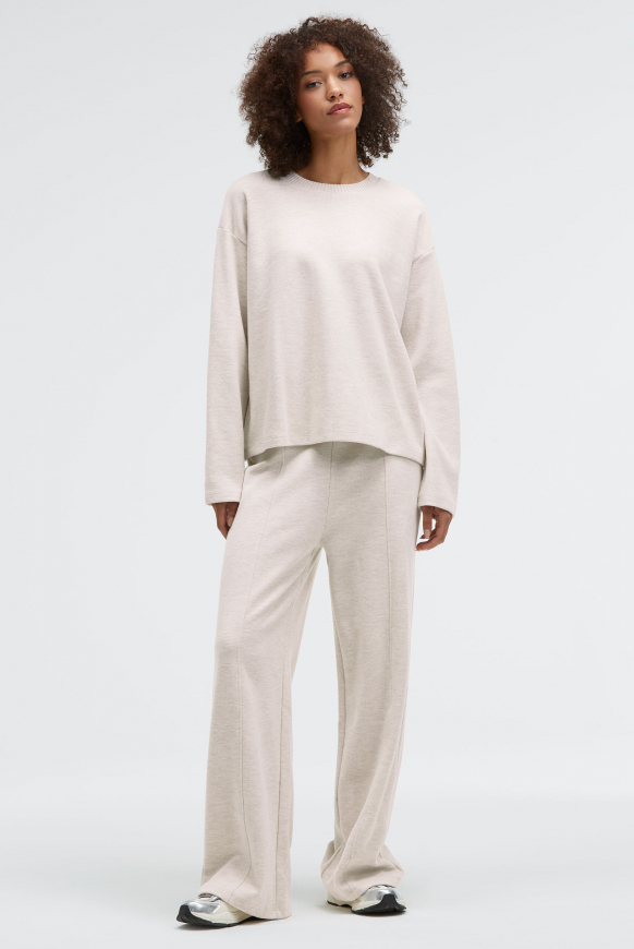 Sweatshirt SI:NA aus Jersey-Rippstrick