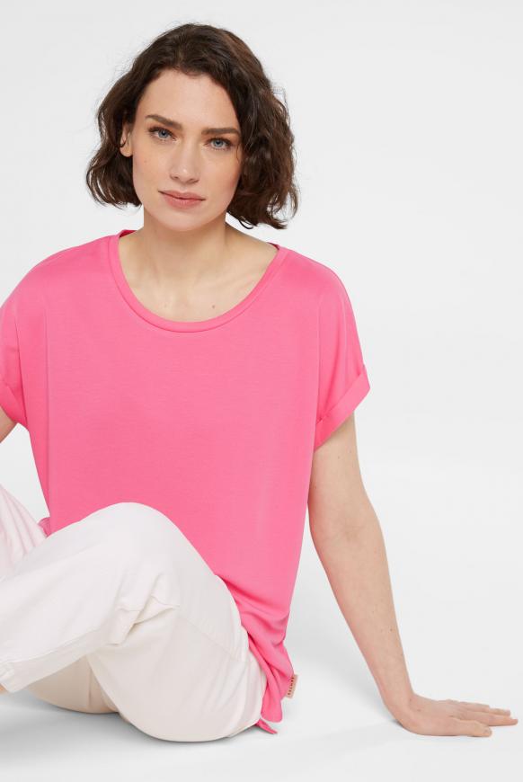 Ärmelloses Shirt mit Rundhalsausschnitt soft pink