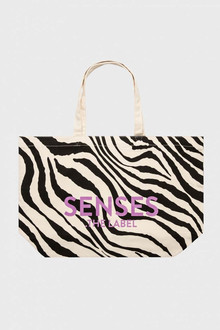 Big Tote Bag ALD:RICKS zebra black