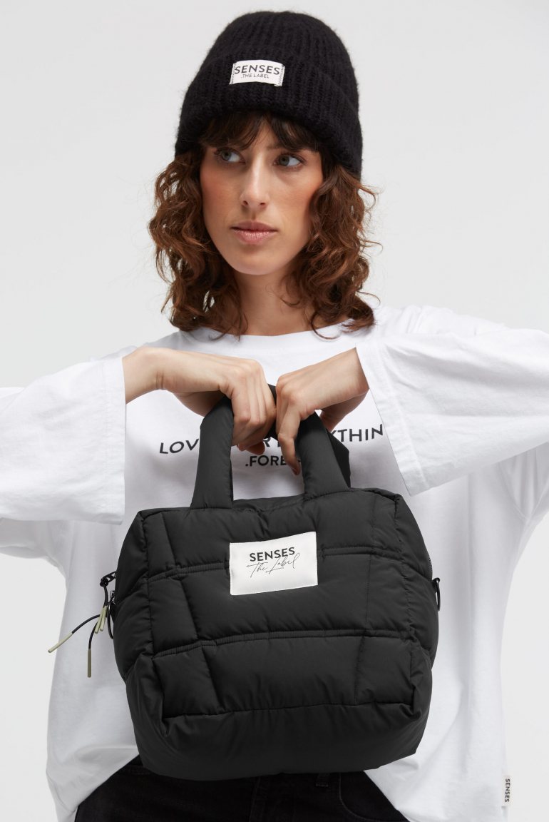 Crossbody Puffer Bag AS:KA black