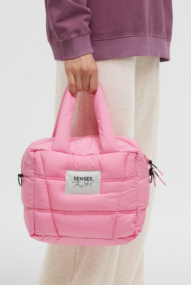 Crossbody Puffer Bag AS:KA rose pink