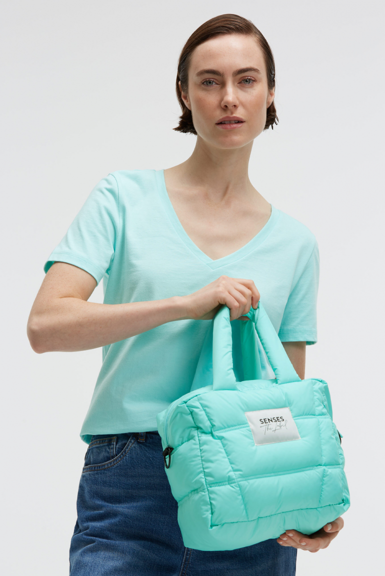 Crossbody Puffer Bag AS:KA crystal aqua