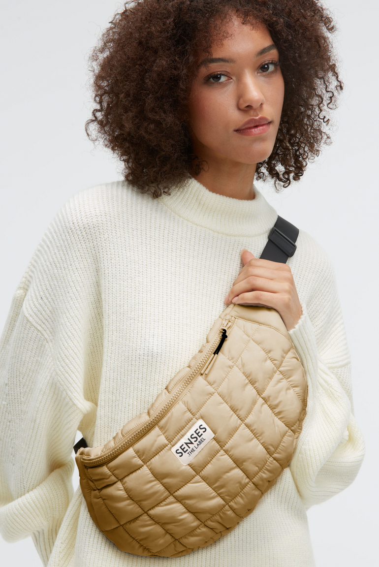 Padded Fanny Bag AI:CH light cognac