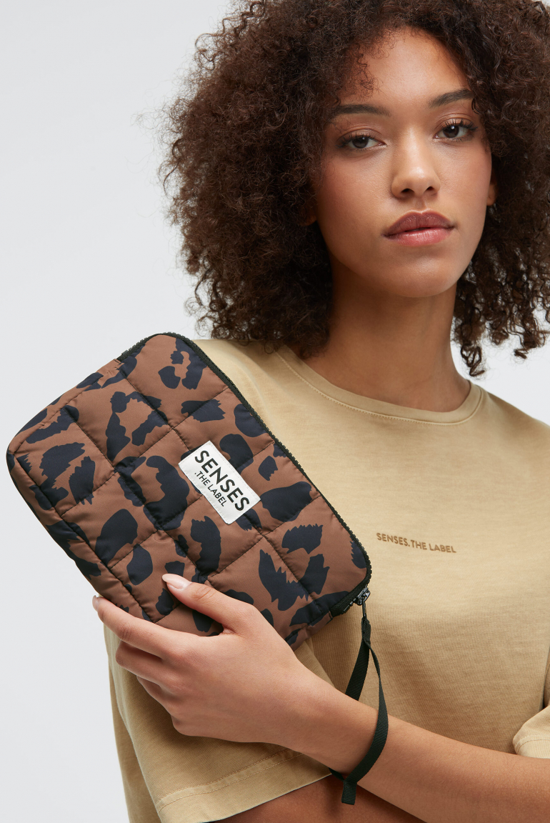 Puffer Beauty Bag ALLI:SON leo brown