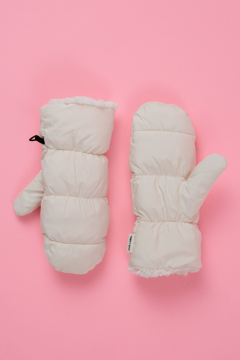 Puffer Gloves AL:VARO buttercream