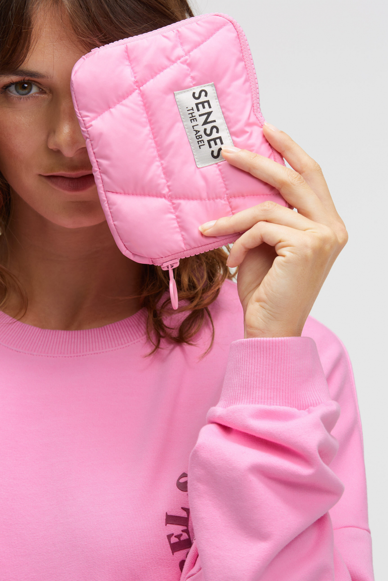 Small Puffer Purse AN:EA rose pink