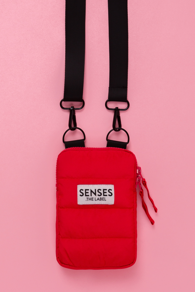 Smartphone Puffer Bag AR:TI aura red