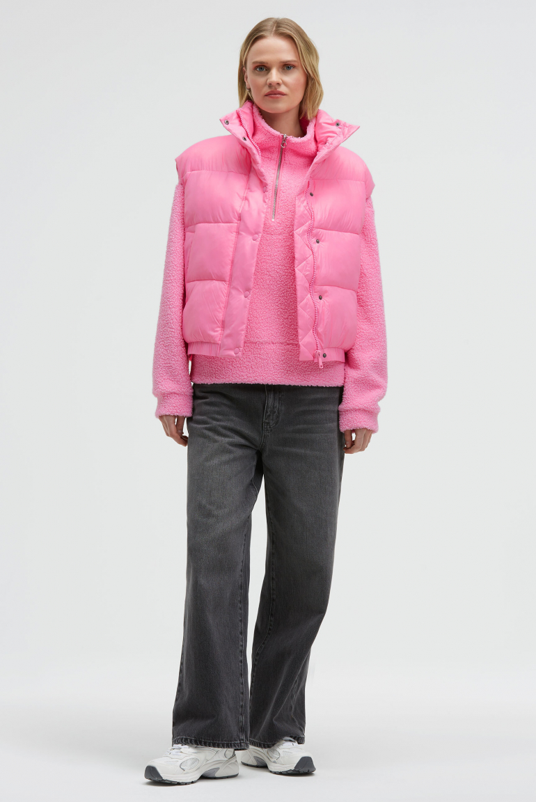 Steppweste OW:E Oversized rose pink
