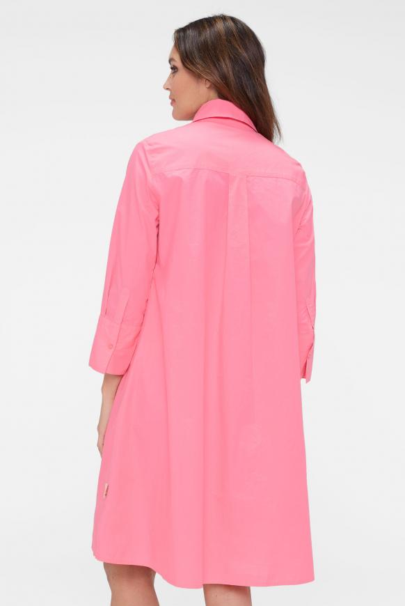 Hemdblusenkleid in A-Linie soft pink