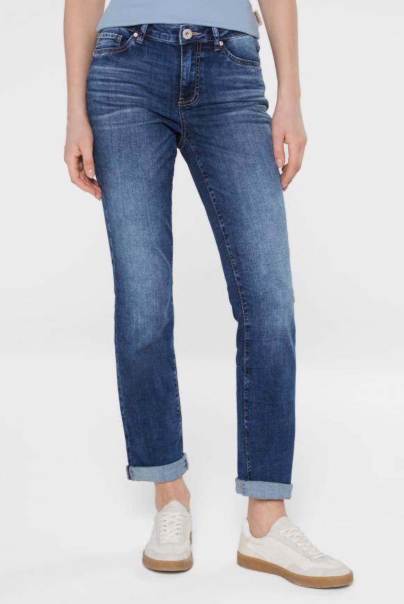 Jeans RO:MY mit geradem Bein deep blue