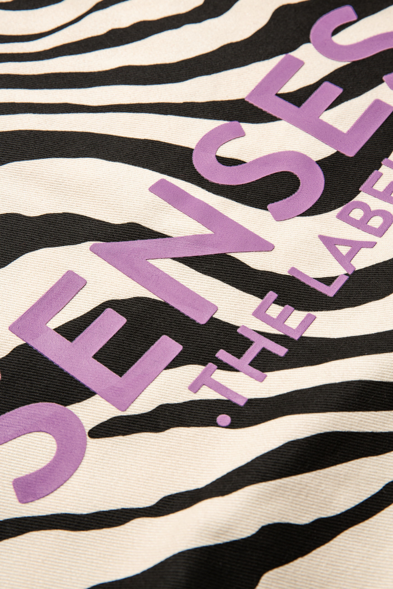 Big Tote Bag ALD:RICKS zebra black