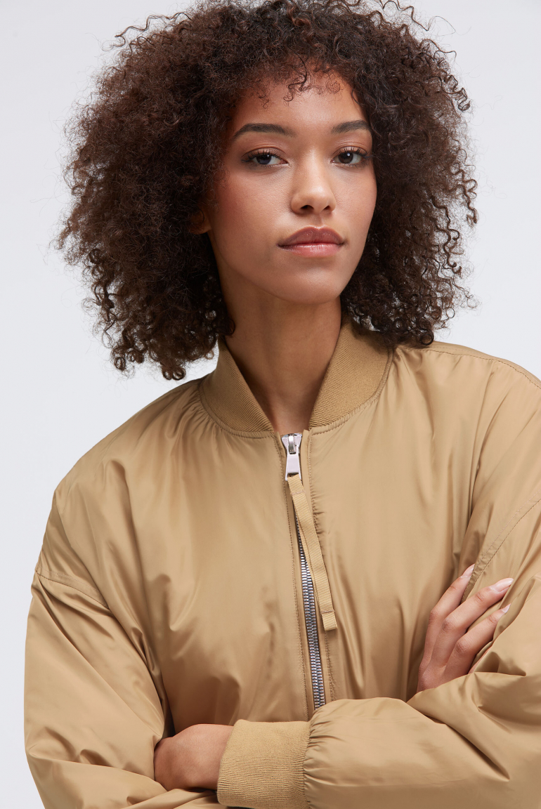 Blouson OPTI:MIST im Aviator-Stil light cognac