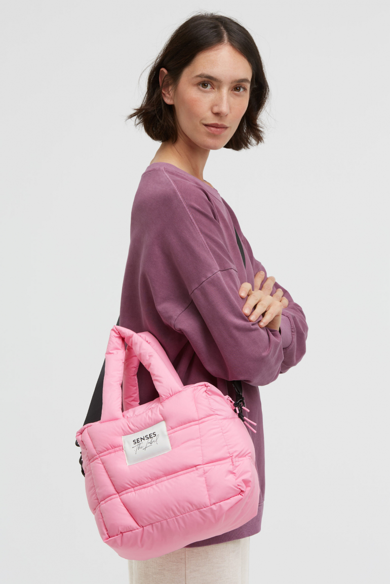 Crossbody Puffer Bag AS:KA rose pink
