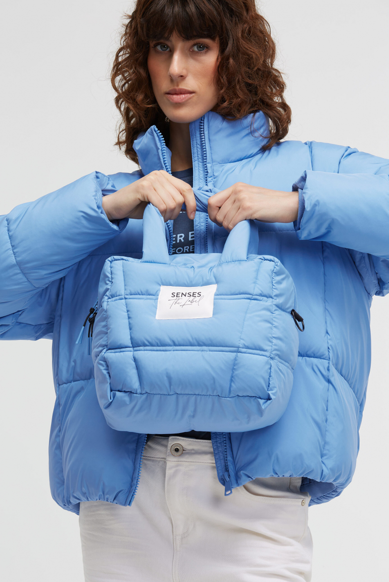 Crossbody Puffer Bag AS:KA bleu ciel
