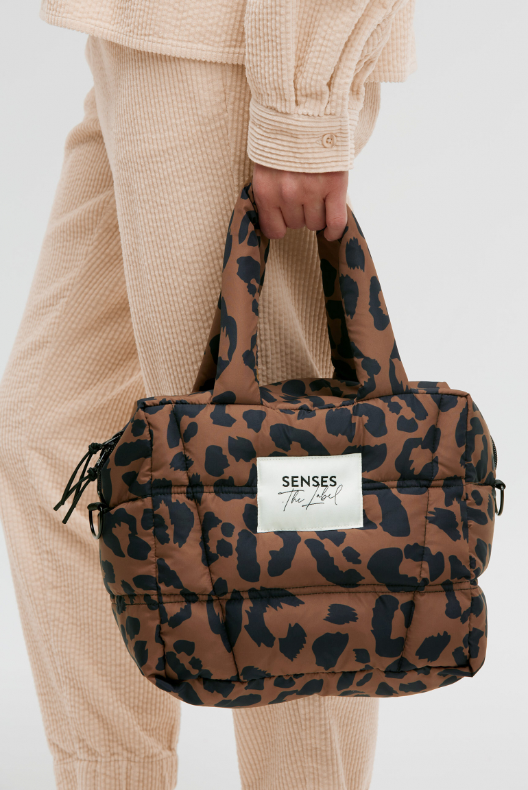 Crossbody Puffer Bag AS:KA leo brown