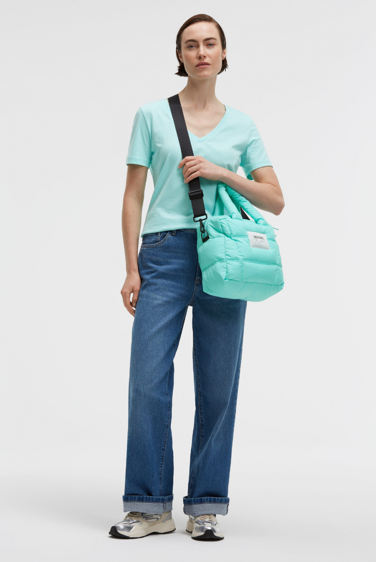 Crossbody Puffer Bag AS:KA crystal aqua
