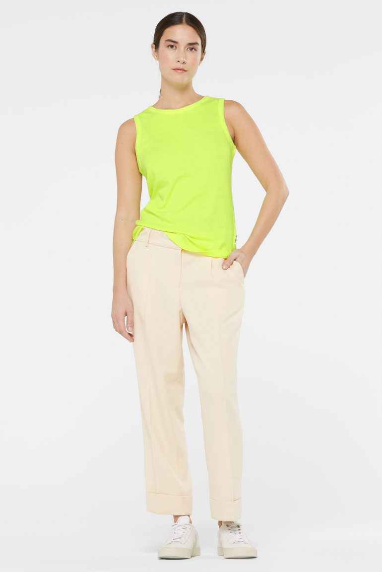 Geripptes Top TIL:DA new lime