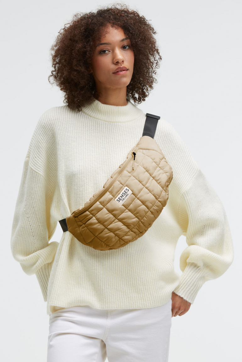 Padded Fanny Bag AI:CH light cognac