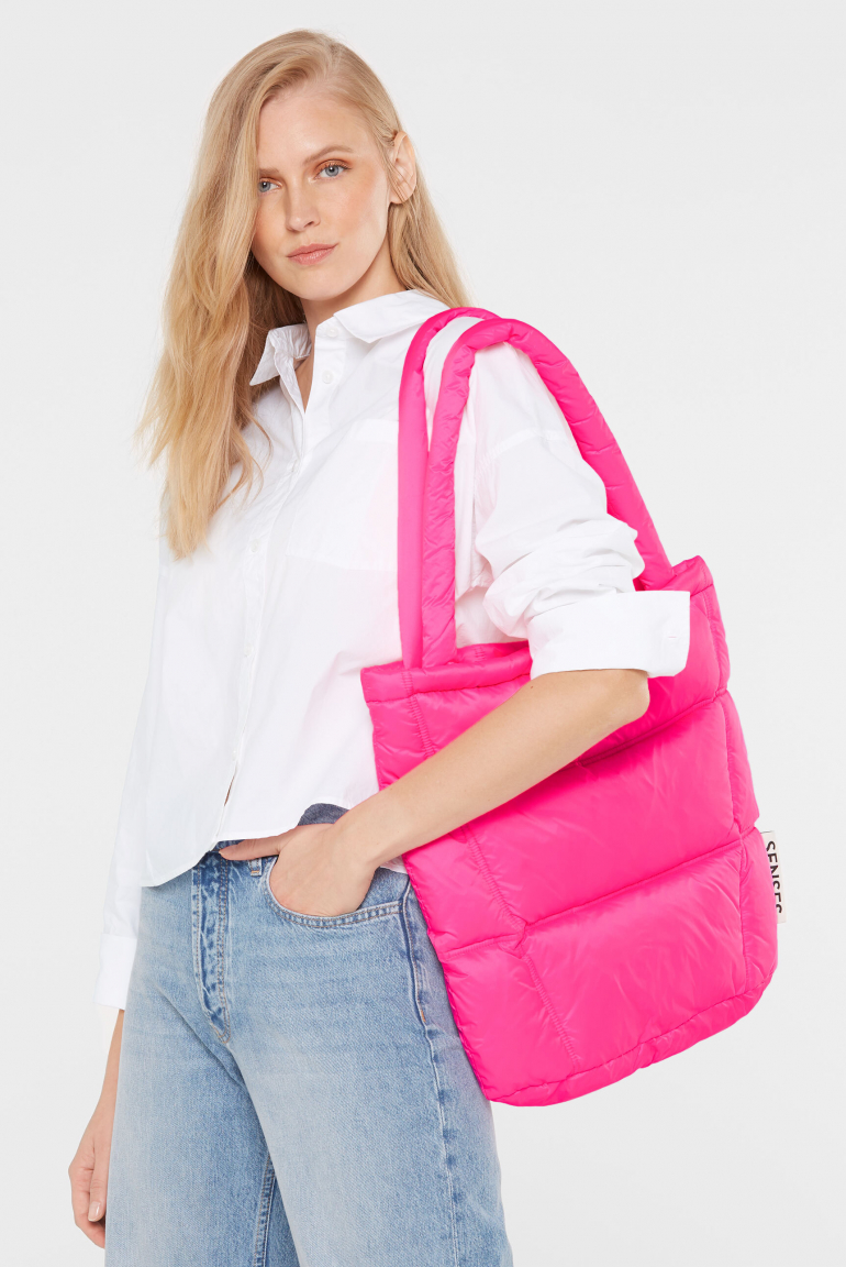 Puffer Bag AL:VA vivid pink