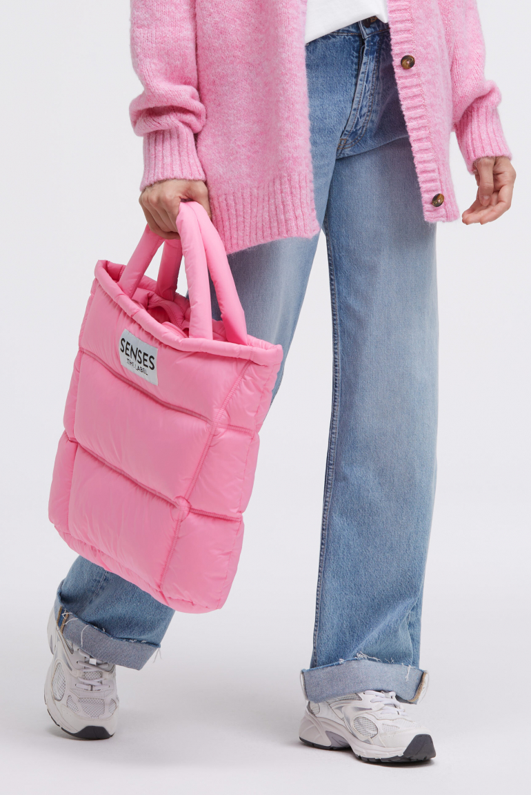 Puffer Bag AL:VA mit Zipper rose pink