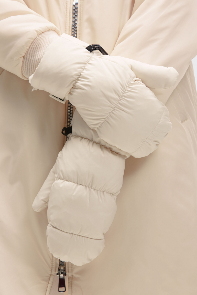 Puffer Gloves AL:VARO buttercream