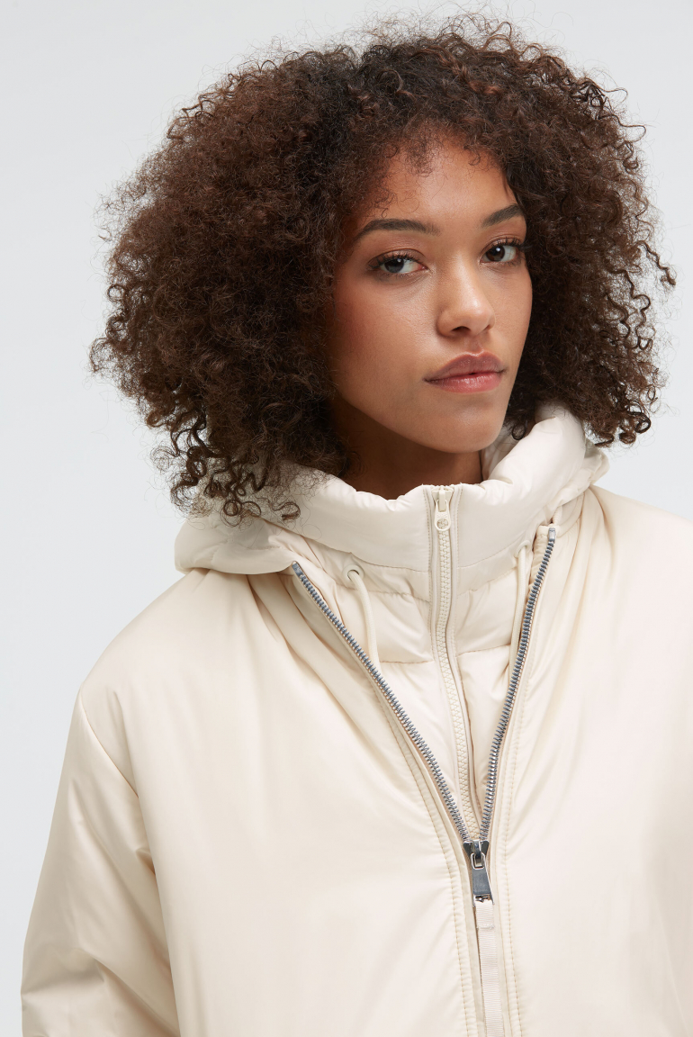 Puffer-Kapuze AME:LIO buttercream