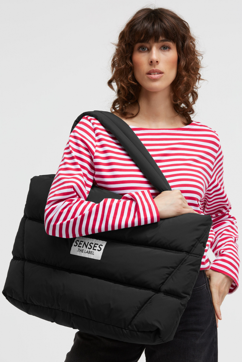 Puffer Weekender Bag AMO:RA black