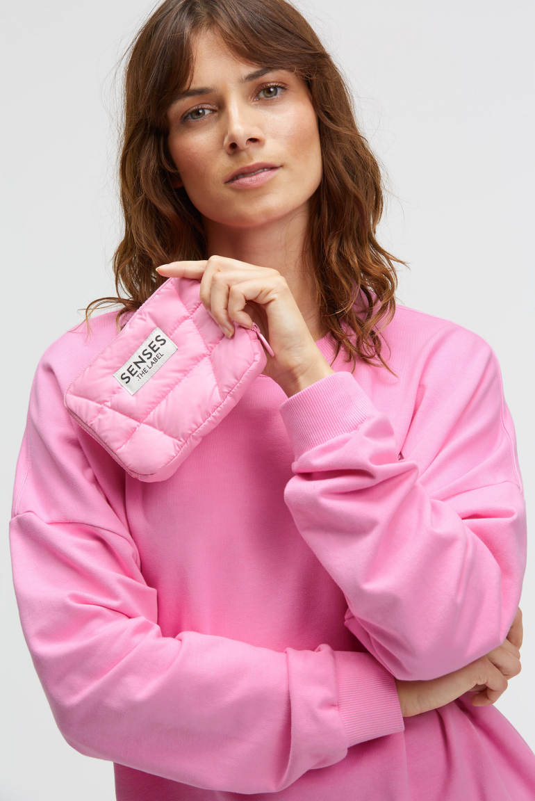 Small Puffer Purse AN:EA rose pink