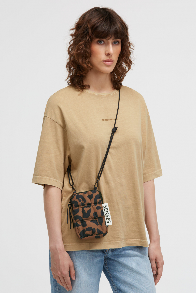 Smartphone Puffer Bag A:NE mit Kordel  leo brown