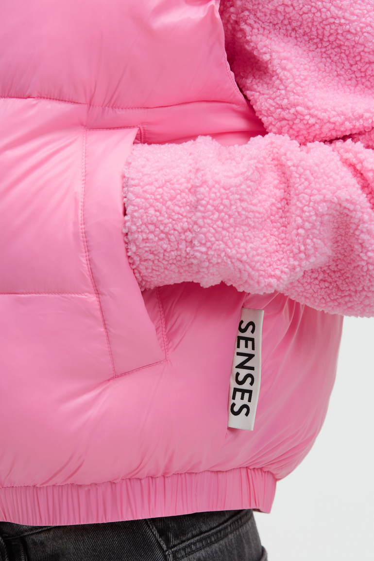 Steppweste OW:E Oversized rose pink