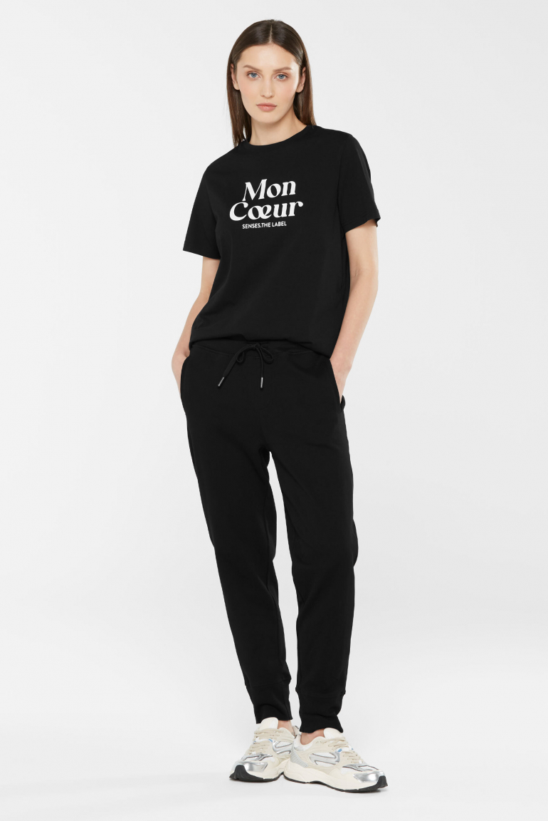 Sweatpants PAT:RESI mit Saumbündchen black