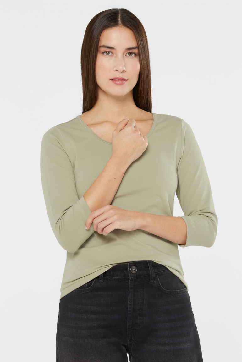 Basic Shirt TH:EA mit 3/4-Arm