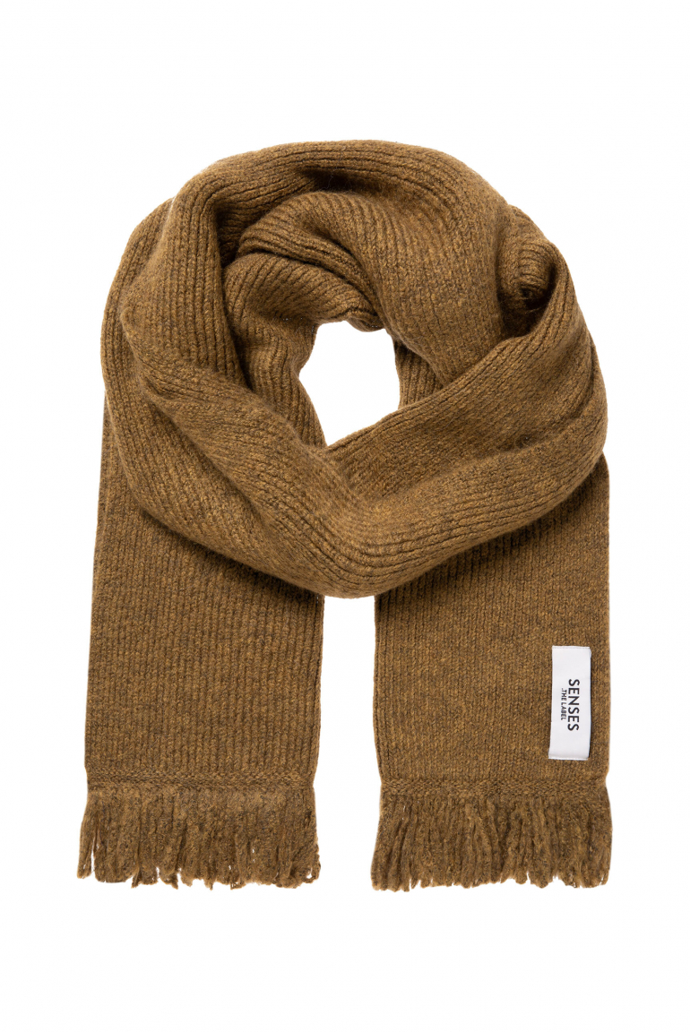 Breiter Schal AL:PA gerippt