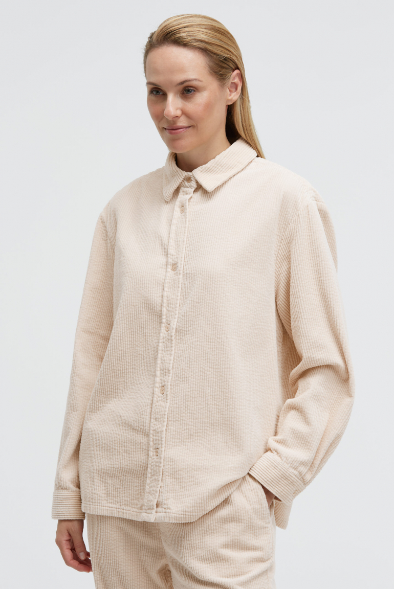 Cordbluse BES:MA im Boxy Fit