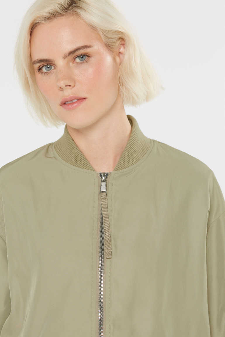 Lange Jacke O:HIO im Blouson-Stil