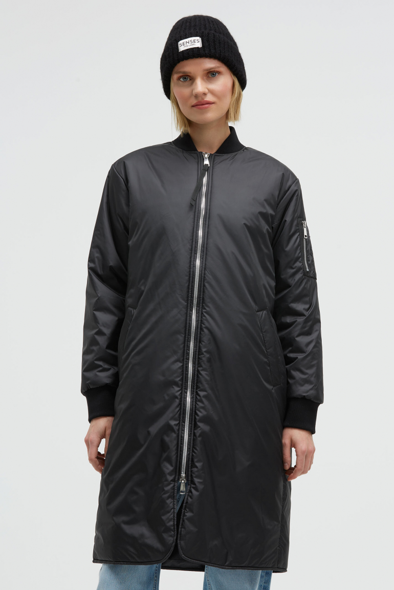 Lange Jacke OD:IE im Blouson-Stil