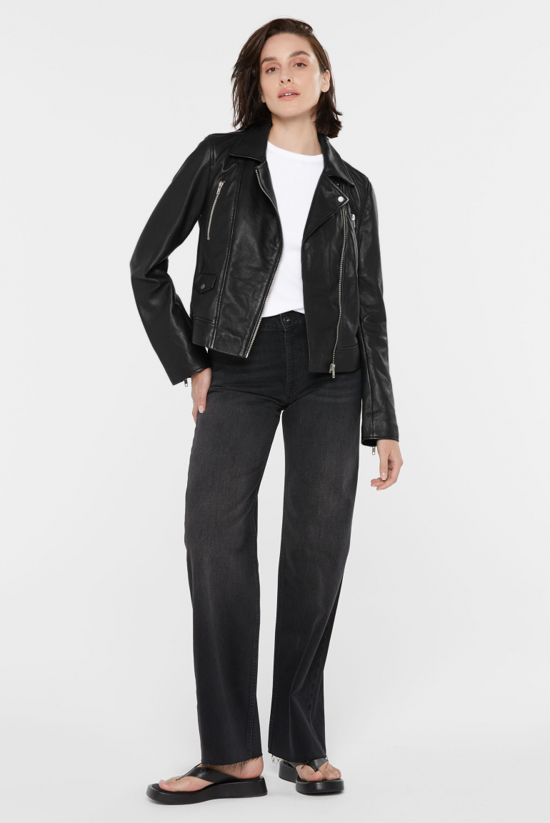 Lederjacke ODI:NE im Biker-Stil