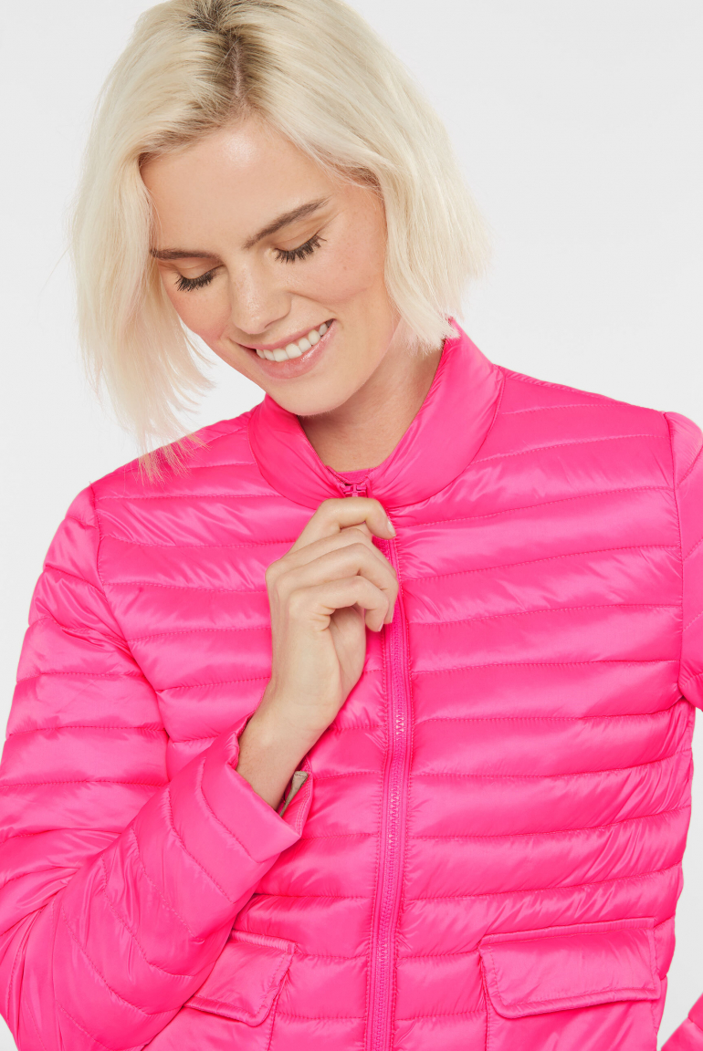 Leichte Steppjacke OVI:NE mit aufgesetzten Klappentaschen