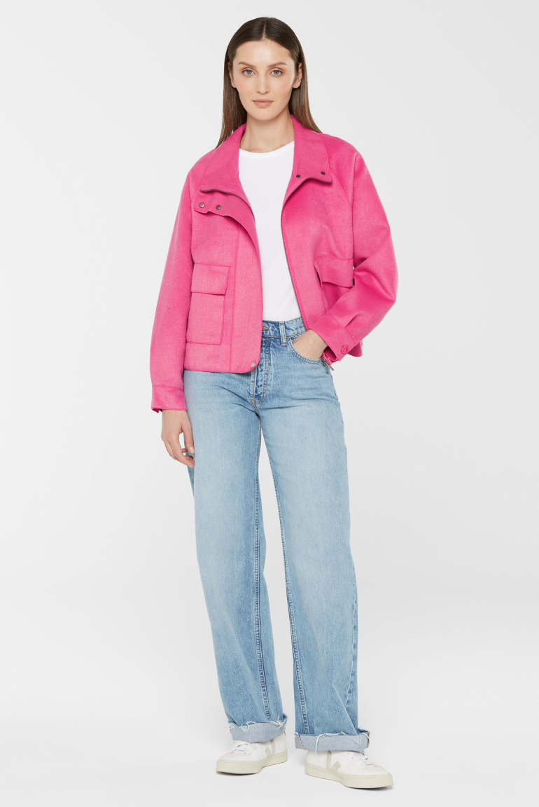 Moderne Kurzjacke O:KI aus Woll-Mix