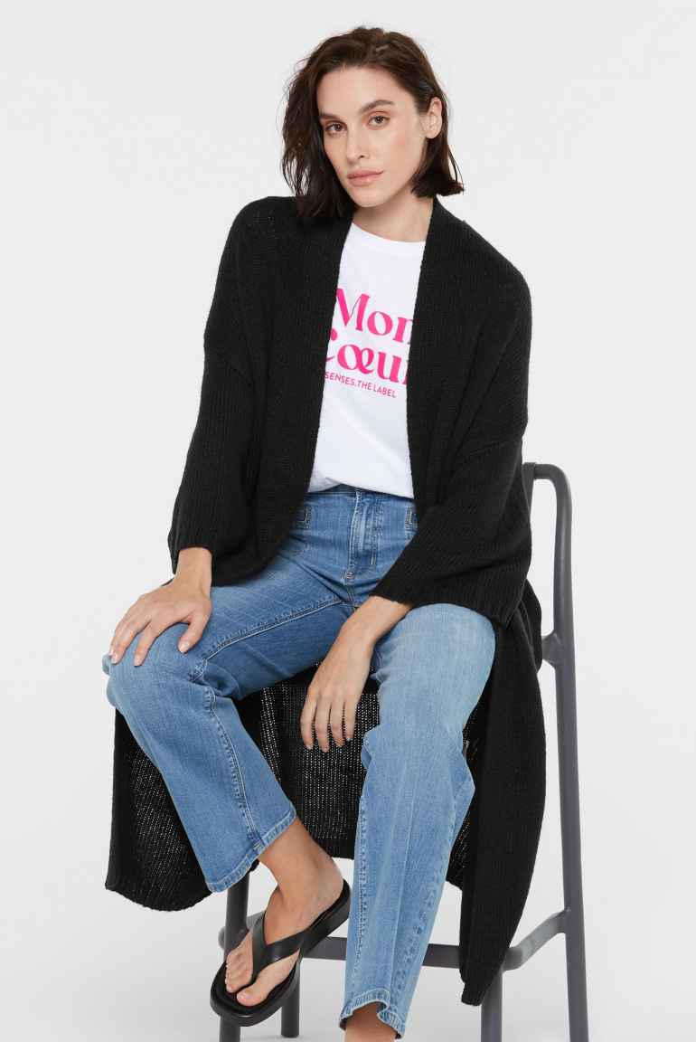 Offener Long Cardigan KAL:LIE mit weitem Arm