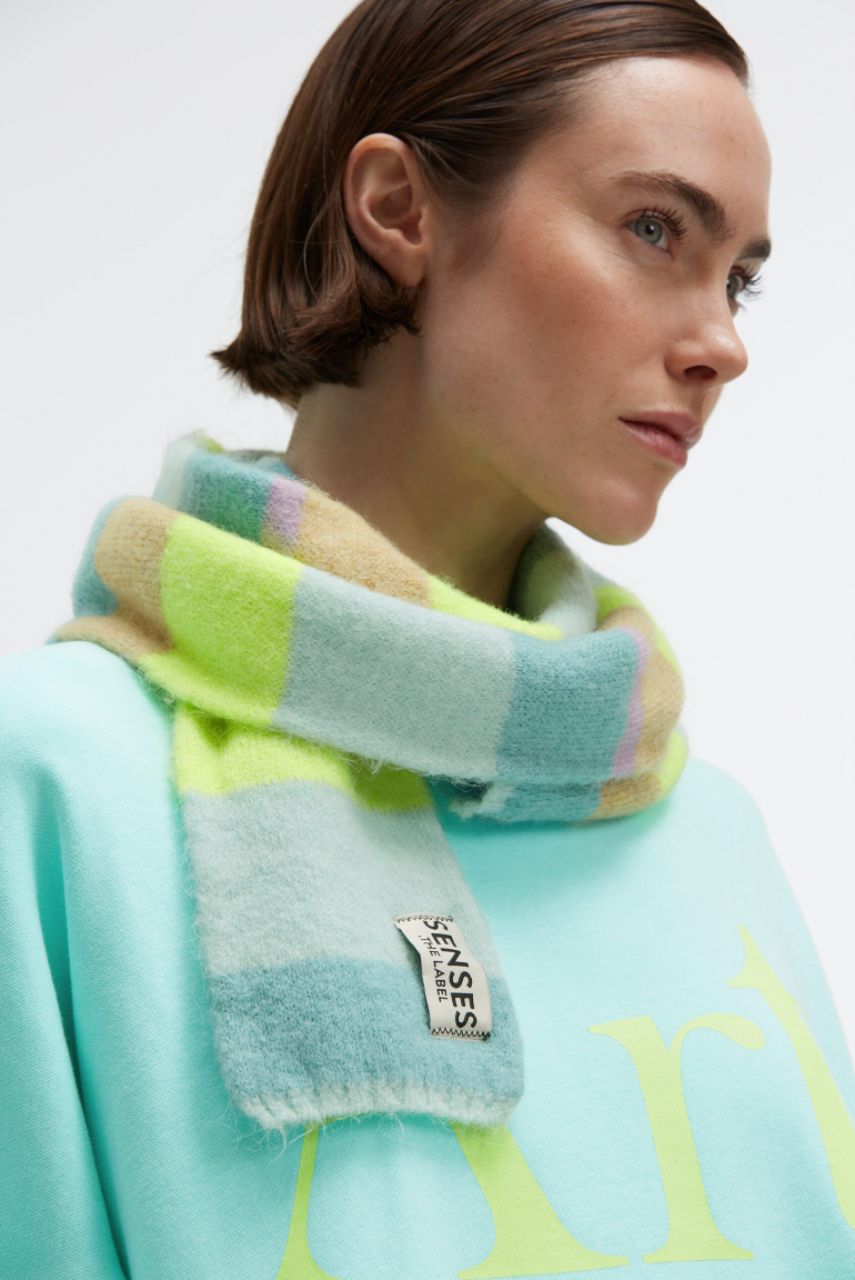 Schal AVA:LON mit buntem Streifen-Design