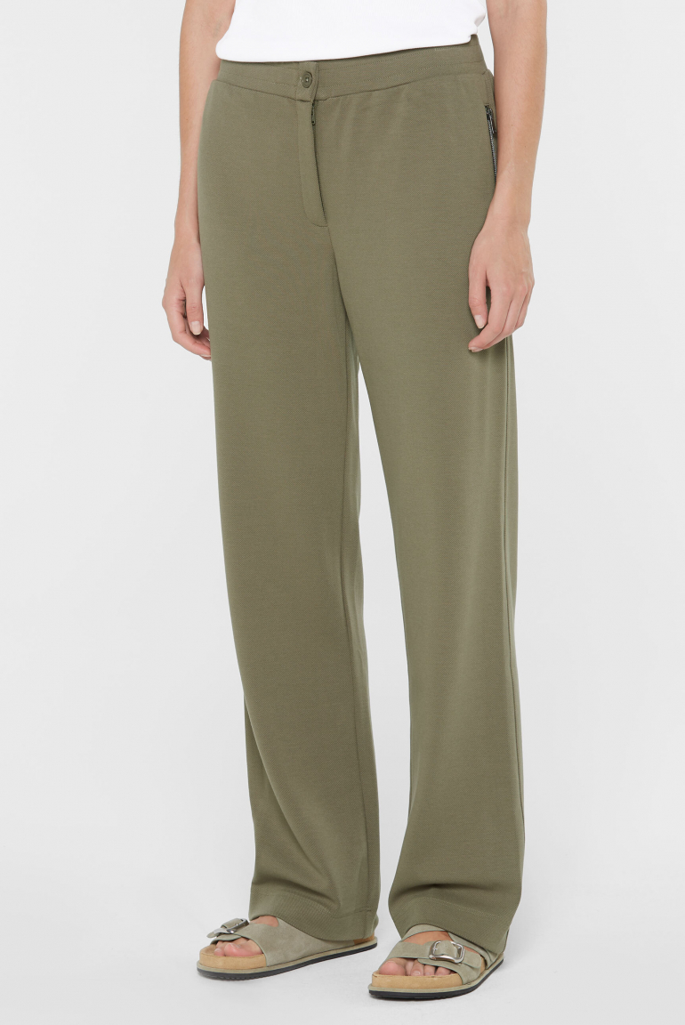 Stilvolle Trackpants POR:TO aus elastischer Strukturware