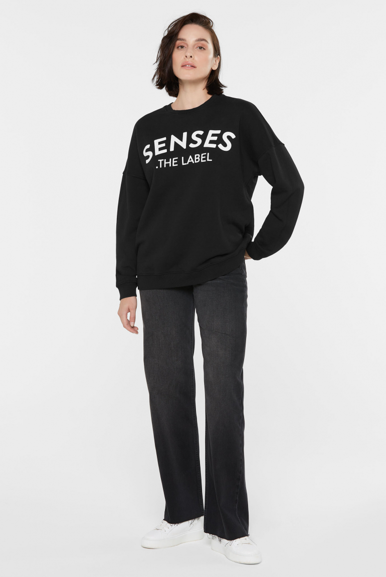 Sweatshirt SMI:LLA mit Logo Design