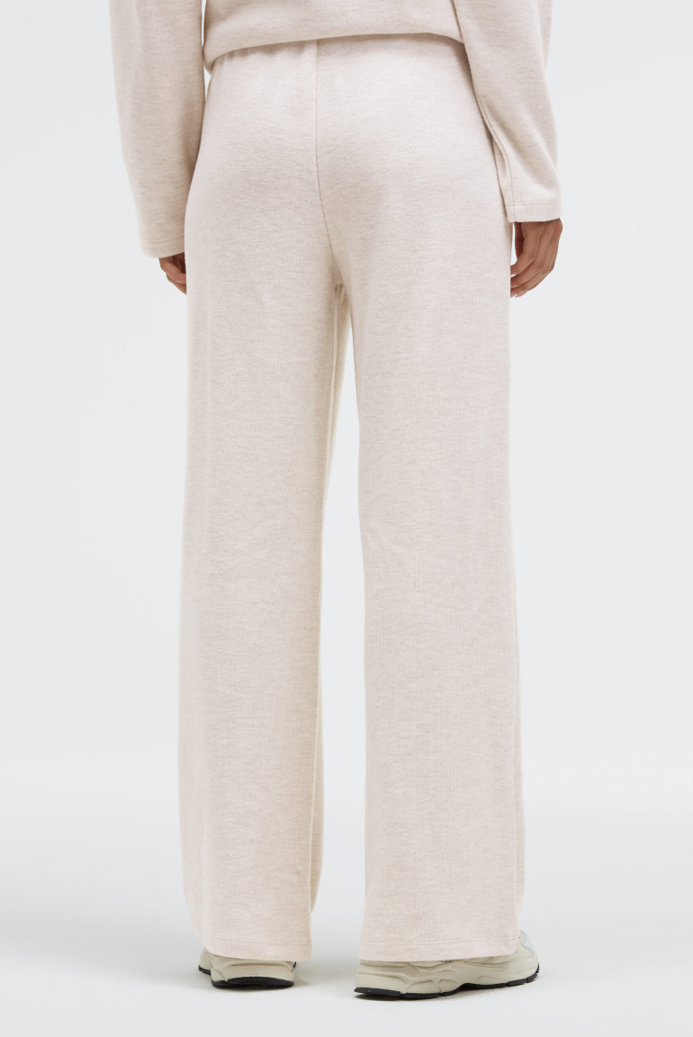 Wide Leg Pants POLA:RIS aus Jersey-Rippstrick