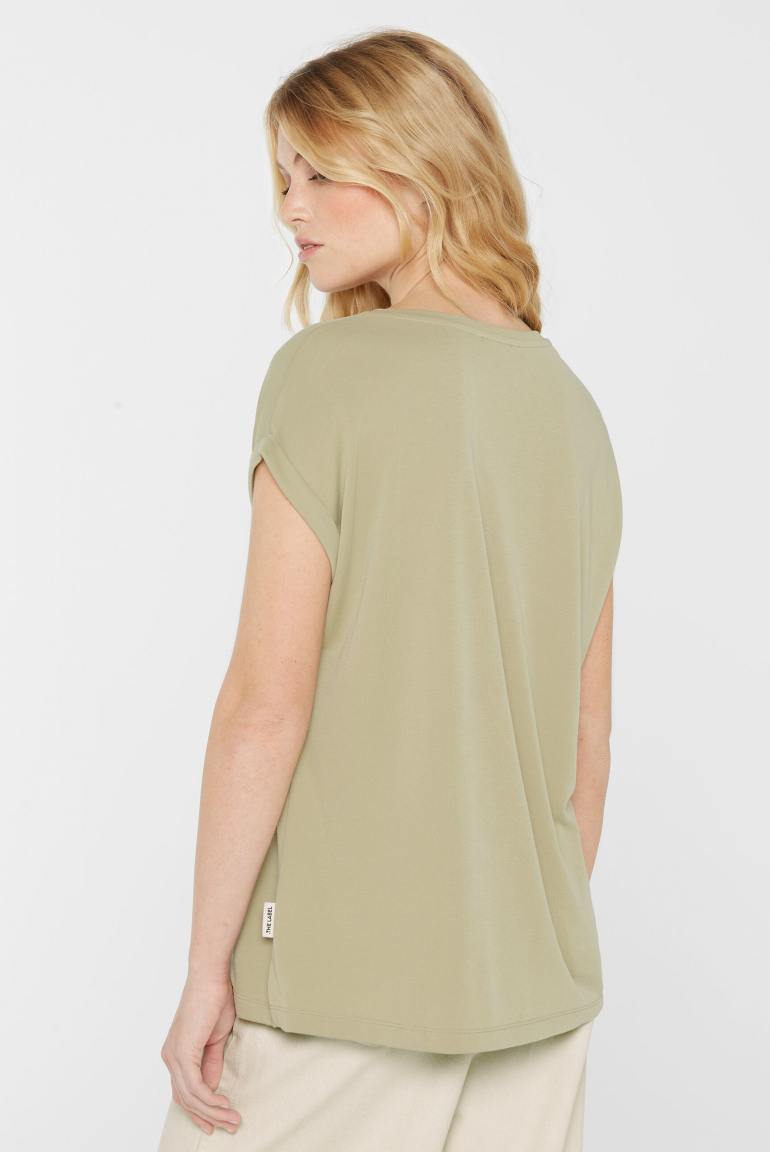 Ärmelloses Shirt TU:NIS aus Modal-Mix