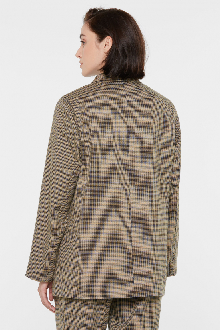 Blazer FLO:RENCE mit Karomuster und Oversized Silhouette