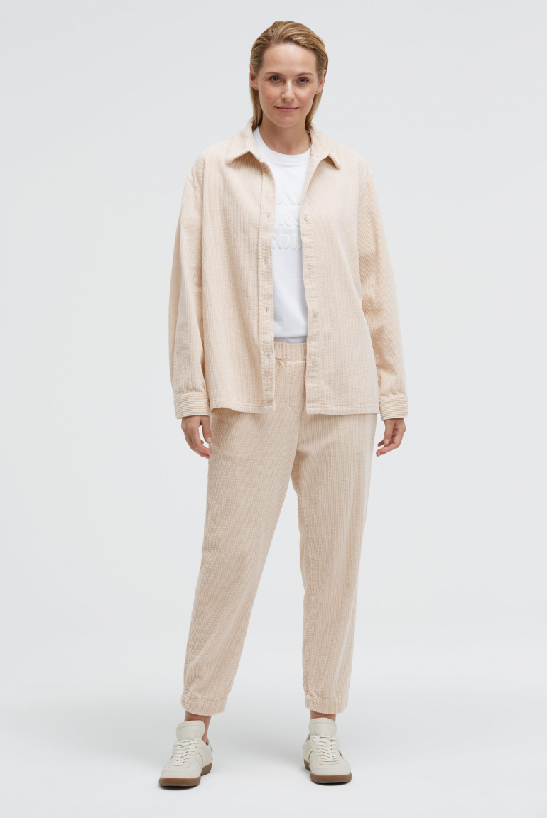 Cordbluse BES:MA im Boxy Fit