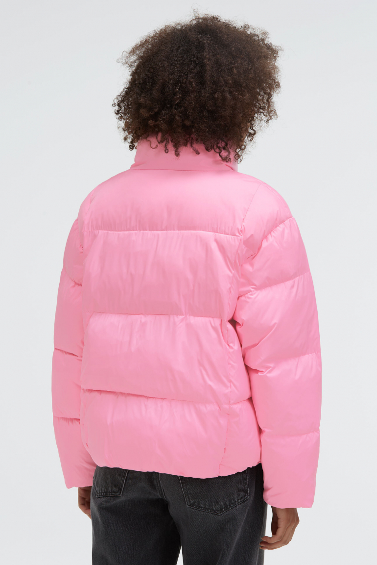 Kurze Steppjacke ON:ION mit Stehkragen